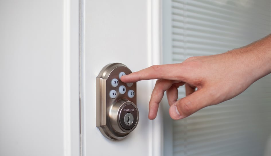 ADT smartlock on a Boise home